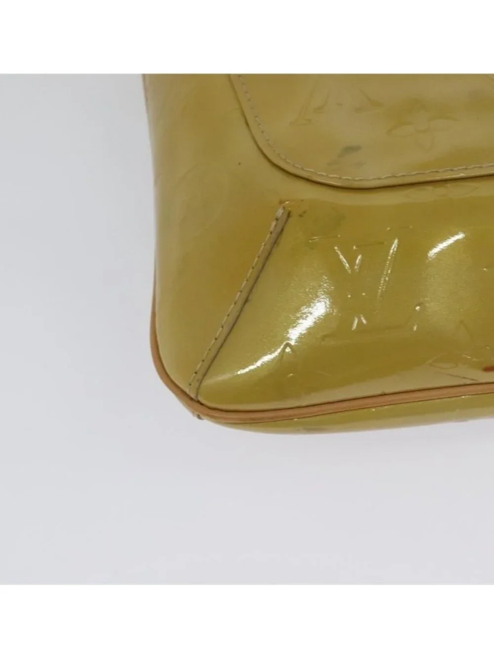 Authentic LOUIS VUITTON Monogram Vernis Thompson Street Bag Beige M91301 LV